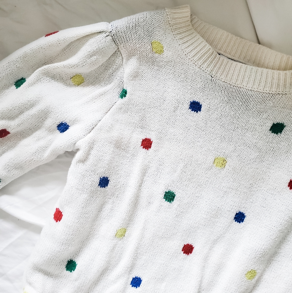 Vici Polka Dot Fall Sweater